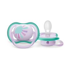 Philips Avent SCF086/04 Játszócumi Ultra air Mintás 0-6hó napocska, 1 db cumi