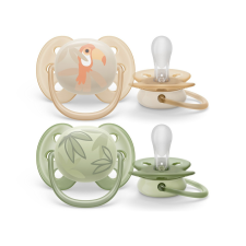 Philips AVENT SCF091/07 Ultrasoft Premium játszócumi 0-6hó fiús, 2 db (állatos) cumi