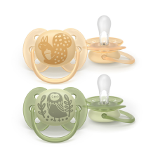 Philips Avent SCF091/46 Játszócumi Ultrasoft Premium neutral 6-18hó mintás 2 db cumi