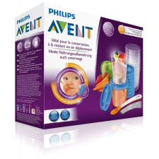 Philips Avent SCF721/20 Etető szett VIA poharak x 20 db (10 x 180ml, 10 x 240ml) etetőkanállal babaétkészlet