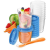 Philips Avent SCF721/20 VIA etetőszett komplett ÚJ