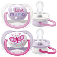 Philips Avent Ultra air Text 0-6 m kislány, 2 db cumi