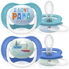 Philips Avent Ultra air Text 6–18 hó fiú, 2 db cumi