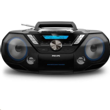 Philips AZB798T/12 CD-s rádió fekete (AZB798T/12) hordozható cd és kazettás rádió hangszóróval