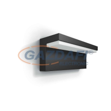 Philips Bustan 1648393P0 LED fali lámpa, 2x4.5W 1000Lm, antracit kültéri világítás