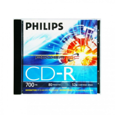 Philips CD-R 80 52x vastag tok 1db/cs (1-es címke) írható és újraírható média