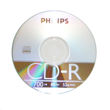 Philips CD-R 80'/700MB lemez slim tokos (cdrslim) írható és újraírható média