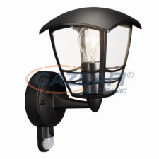 Philips Creek 153883016 mozgásérzékelő fali lámpa , 1x60W 230V E27, fekete kültéri világítás