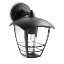 Philips Creek wall lantern black 1x60W 230V 15381/30/16 (153813016) világítás