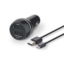 Philips DLP2357U/10 autós USB töltő + micro USB kábel (DLP2357U/10) mobiltelefon kellék