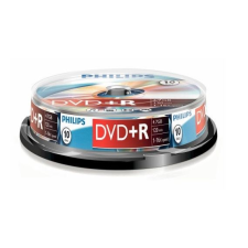 Philips DVD+R 4.7GB 16X DVD lemez hengeres 10db/cs (PH922302) írható és újraírható média