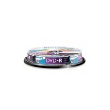 Philips DVD-R 4.7GB 16X DVD lemez hengeres 10db/cs (+r4716h10) írható és újraírható média