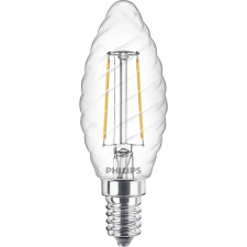 Philips E14 2W LED fényforrás meleg fehér (76235300) (philips76235300) izzó