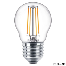 Philips E27 LED fényforrás, 4,3W, 2700K melegfehér, 470 lm, Classic, 8718699763176 izzó