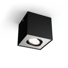 Philips Felületre szerelhető halogén LED lámpatest 4.5W BOX Mozgatható Fekete PHILIPS világítás