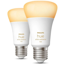 Philips Hue LED fényforrás E27 8W 2db/cs (929002468404) (929002468404) izzó