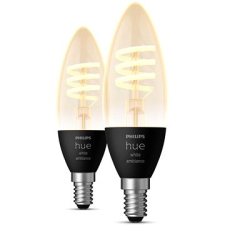 Philips Hue White Ambiance 4,6 W 550 Filament izzó E14 2 db izzó