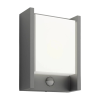Philips Kerti LED lámpa ARBOR homlokzati fali lámpa 3,8W mozgásérzékelős 2700K meleg IP44 antracit PHILIPS