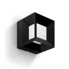 Philips Kerti LED lámpa homlokzati fali lámpa PARTERRE myGarden 8W 2700K IP44 fekete kocka PHILIPS