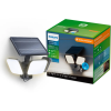 Philips Lampa Solarna Naświetlacz Solarny 24.5W 4000lm 5000K Neutralna IP65 Czarny z Czujnikiem Ruchu UltraEfficient Zyren Philips