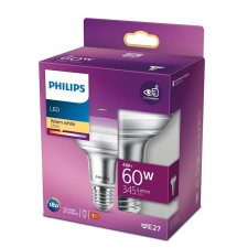 Philips LED izzó E27 R80 4W = 60W 410lm 2700K Meleg 36° PHILIPS izzó