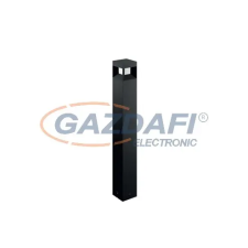 Philips Parterre 1648230P0 LED oszlopos lámpa, 8W 230V 800Lm, fekete kültéri világítás