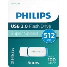 Philips Pen Drive 512GB Philips Snow Edition USB 3.0 fehér-kék (FM51FD75B / PH114258) (FM51FD75B) pendrive