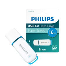 Philips Pendrive USB 3.0 16GB Snow Edition fehér-kék (PH668138) pendrive