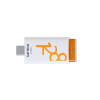 Philips pendrive USB 3.2 Gen 1 128GB USB-C Sunrise Orange