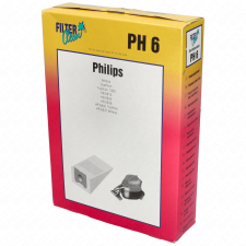 Philips Porzsák, papír, 4 db (eredeti) PHILIPS takarítógép beépíthető gépek kiegészítői