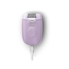 Philips Satinelle Essential 4000 BRE257/00 epilátor, lila, 4 kiegészítővel epilátor
