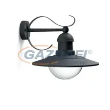 Philips Topiary 0181630PN fali lámpa , 1x60W 230V E27, fekete kültéri világítás
