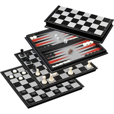 Philos Sakk - backgammon - dáma- mágneses táblajáték -Philos társasjáték