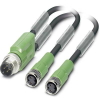 Phoenix Contact Sensor/Actuator cable SAC-3P-M12Y/2X3,0-PUR/M 8FS 1671360 Phoenix Contact (1671360)