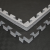Phoenix Tatami szőnyeg, 1m*1m*4cm, Phoenix, fekete-szürke