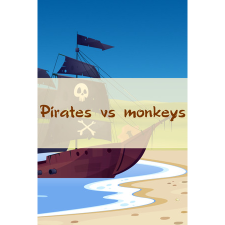 Phoenixxx Games Pirates vs monkeys (PC - Steam elektronikus játék licensz) videójáték