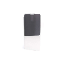 PHONEMAX Clear view Samsung Galaxy A41 A415F oldalra nyíló tok ezüst tok és táska