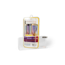 PHONEMAX Karc és ütésálló fólia fehér szélekkel Samsung Galaxy S8 Plus G9550 Pet Nano Slim UV fényre szilá... mobiltelefon kellék