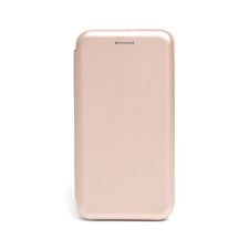 PHONEMAX Smart Diva oldalra nyíló telefontok ívelt sarkokkal iPhone 15 Pro 6.1 colos rose gold tok és táska