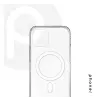 Phoner Apple iPhone 14 Plus Magsafe szilikon tok, átlátszó