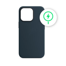 Phoner Apple iPhone 14 Plus Magsafe szilikon tok kék (71761) tok és táska