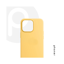 Phoner Apple iPhone 14 Plus szilikon tok, sárga tok és táska