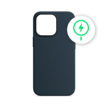Phoner Apple iPhone 14 Pro Max Magsafe szilikon tok kék (71767) (PH71767) tok és táska