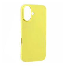 Phoner Apple iPhone 16 Plus szilikon tok, szilikon tok, sárga tok és táska