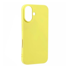 Phoner Apple iPhone 16 szilikon tok, szilikon tok, sárga tok és táska