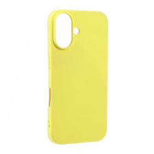 Phoner Apple iPhone 16 szilikon tok, szilikon tok, sárga (RCLAPP2408150001-88) (RCLAPP2408150001-88) tok és táska