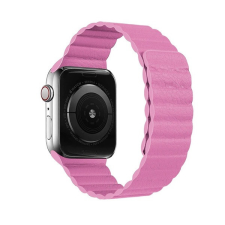 Phoner Apple Watch mágneses loop műbőr szíj, 38/40/41mm, rószaszín okosóra kellék