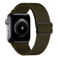 Phoner Dew Apple Watch csatos fonott szövet szíj 38/40/41mm zöld (72625) okosóra kellék