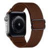 Phoner Dew Apple Watch csatos fonott szövet szíj, 49/45/44/42mm, barna