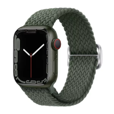 Phoner Hook Apple Watch S1/S2/S3/S4/S5/S6/S7/S8/S9/SE Csatos fonott Szövet Szíj 38/40/41mm - Fenyő okosóra kellék